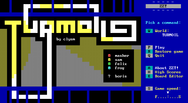 Star Blast - Attributes - Museum of ZZT