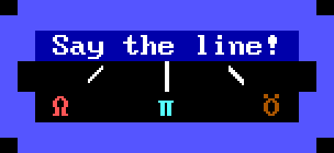 Say the line!